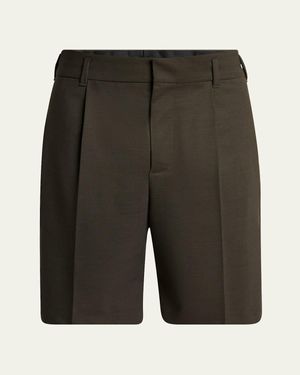 Jacquemus Relaxed Single-Pleated Shorts - Gray
