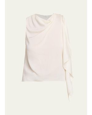 A.L.C. Kit Draped Top - Natural