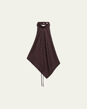 Helmut Lang Halter Scarf Top - Natural