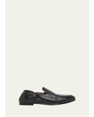 Givenchy Leather Elasticized Loafers - White