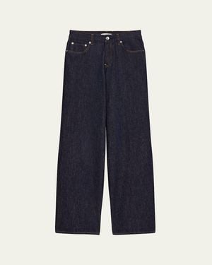 Helmut Lang Closet Relaxed Straight-Leg Denim Jeans - Blue