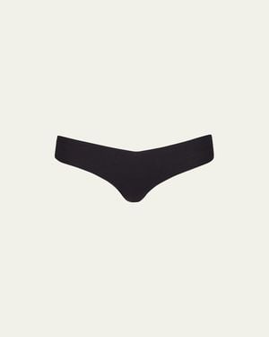 Commando Low-Rise Cotton Thong - Natural