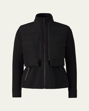 Mackage Priscilla 3-In-1 Hybrid Lightweight Down Jacket - Black