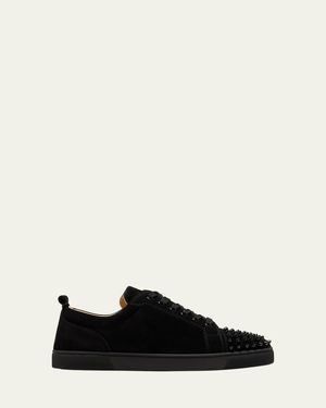 All black christian louboutin sneakers hotsell