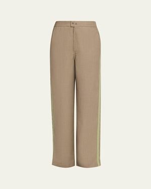 6397 Suiting Track Pants - Natural