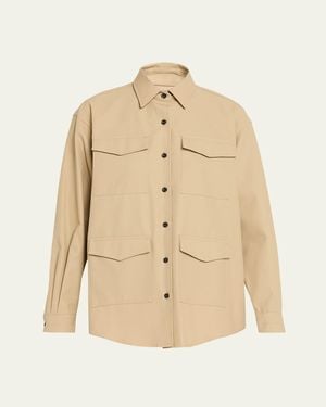 Maria McManus Cargo Pocket Utilitarian Shirt - Natural