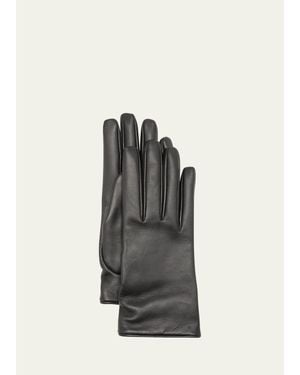 Saint Laurent Ysl Vintage-Style Slit Gloves - Multicolor