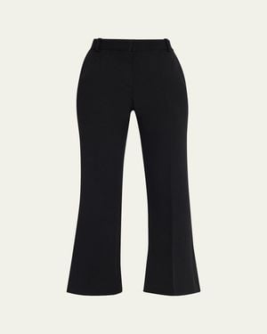 Altuzarra Fossett Kick-Flare Ankle Pants - Black