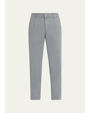 Kiton Darted Straight-Fit Pants - Gray