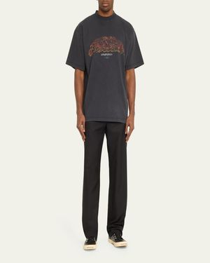 Balenciaga Offshore Vintage Longsleeve T Shirt in Gray for Men Lyst