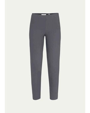 Vince Bobbi Mid-Rise Stitch Front Seam Leggings - Blue