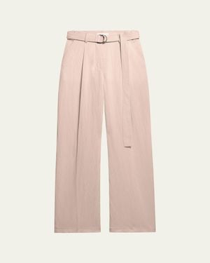 Helmut Lang Relaxed Pleated Pants - Pink