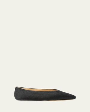 Le Monde Beryl Regency Calf Hair Ballet Flats - Natural