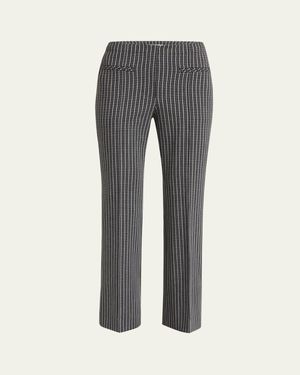 Proenza Schouler Isadora Cropped Pants - Gray