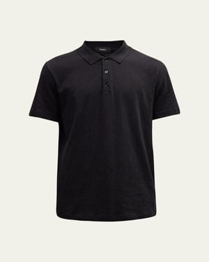 Theory Bron D Cosmos Polo Shirt - Black