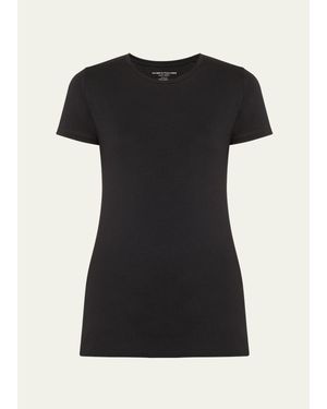 Majestic Filatures Soft Touch Short-Sleeve Tee - Black