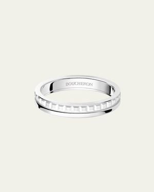 Boucheron 18K Quatre Double Wedding Band Ring, Edition - Natural