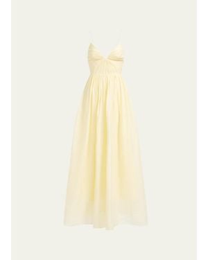Aje. Vacation Maxi Dress - Natural