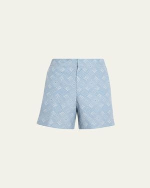 Frescobol Carioca Porto Classic Angra Maderia Swim Trunks - Blue