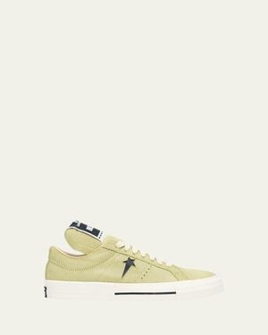 Rick Owens X Converse Onestr Calf Hair Low-Top Sneakers - Natural