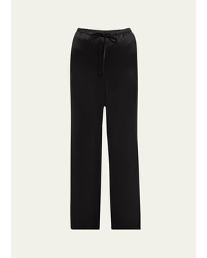 SPRWMN The Kauai Silk Pants - Black