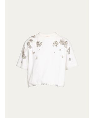 Cinq À Sept Crystal Ivy Davi T-Shirt - Natural