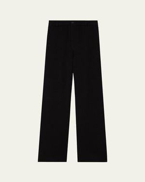 Guest In Residence Tailored Cashmere-Blend Pants - Black