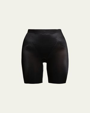 Spanx Shape Invisible Mid-Thigh Shorts - Brown