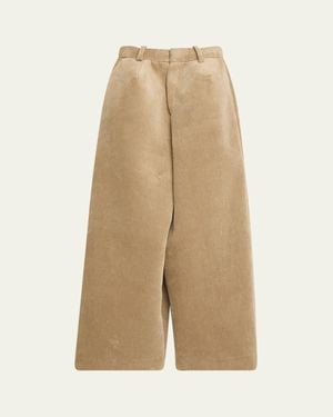 Marc Jacobs Corduroy Volume Pants - Natural
