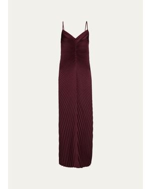 A.L.C. Genevieve Pleated Gown - Purple