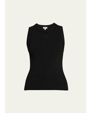 Loewe Anagram Tank Top - Black