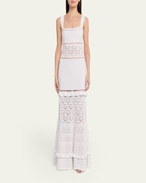 retrofete winona crochet dress retrofete Winona Crochet Dress in Yellow
