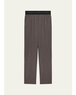 Helmut Lang Tapered Pull-On Pants - Gray