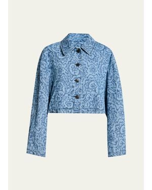 Dries Van Noten Vondero Denim Jacket - Blue