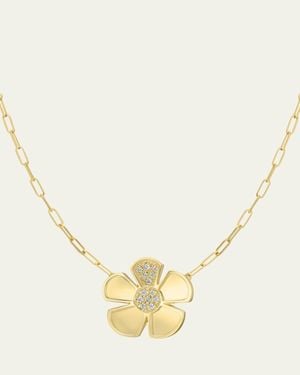 L. Klein 18K Alessia Diamond Pendant Necklace - Natural