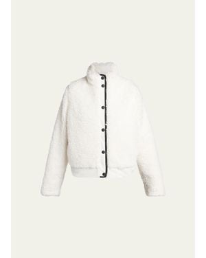 Moncler Genius Short Down Teddy Jacket - Natural