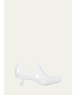Loewe 45Mm Emily Clear Booties - Natural
