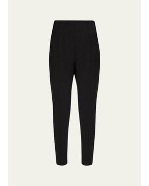 Carolina Herrera Emilie Seamed Skinny-Leg Ankle Pants - Black