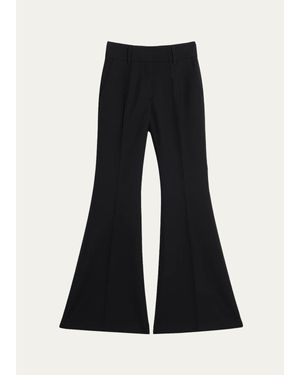 Gabriela Hearst Rhein Wool Flare Pants - Black