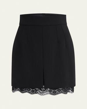 ミニスカート Dolce & Gabbana Black stretch lace mini skirt Black stretch lace mini skirt – G&B