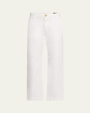 Kobi Halperin Hope Straight-Leg Stretch Cotton Pants - White
