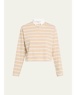 Kule The Lexie Striped Polo - Natural