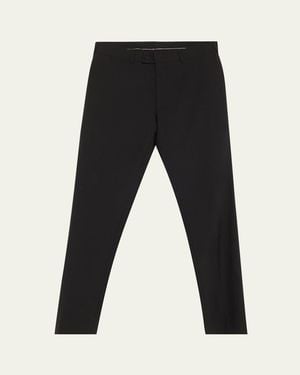 HODAKOVA Double Suit Tapered Wool Pants - Black