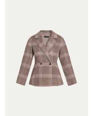 Theory Shaped Blazer Coat - Multicolor