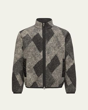 Moncler Full-Zip Cardigan - Gray