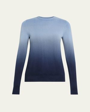 Michael Kors Ombre Cashmere Knit Sweater - Blue