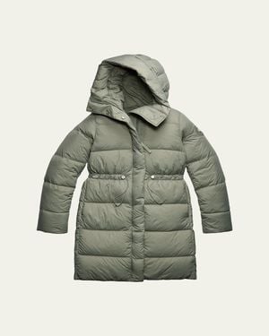 Canada Goose Montgomery Down Hooded Puffer Coat - Green