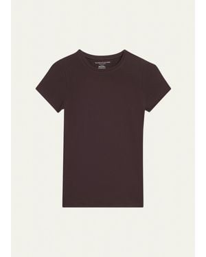 Majestic Filatures Soft Touch Short-Sleeve Crewneck T-Shirt - Purple