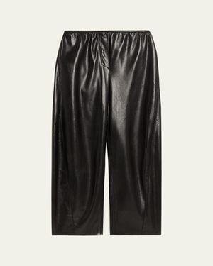 Nanushka Zoela Alt-Leather Pants - Black