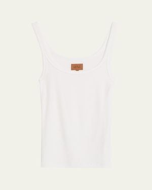 Jamie Haller Scoop-Neck Rib Undershirt - Natural